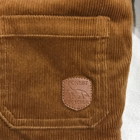 Little Me Tan Corduroy Jacket with Cream Collar - Picture 4 of 8